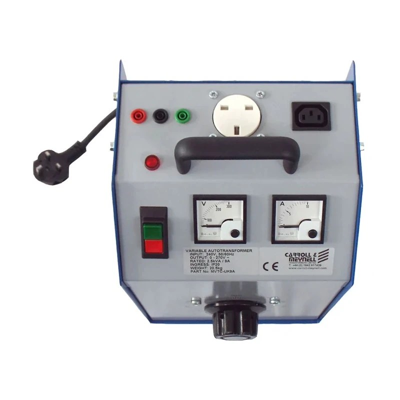 Carroll & Meynell Auto-Transformer, 3 Output, 1 Phase, 1.35 kVA, 240 V MVTC-UK5A