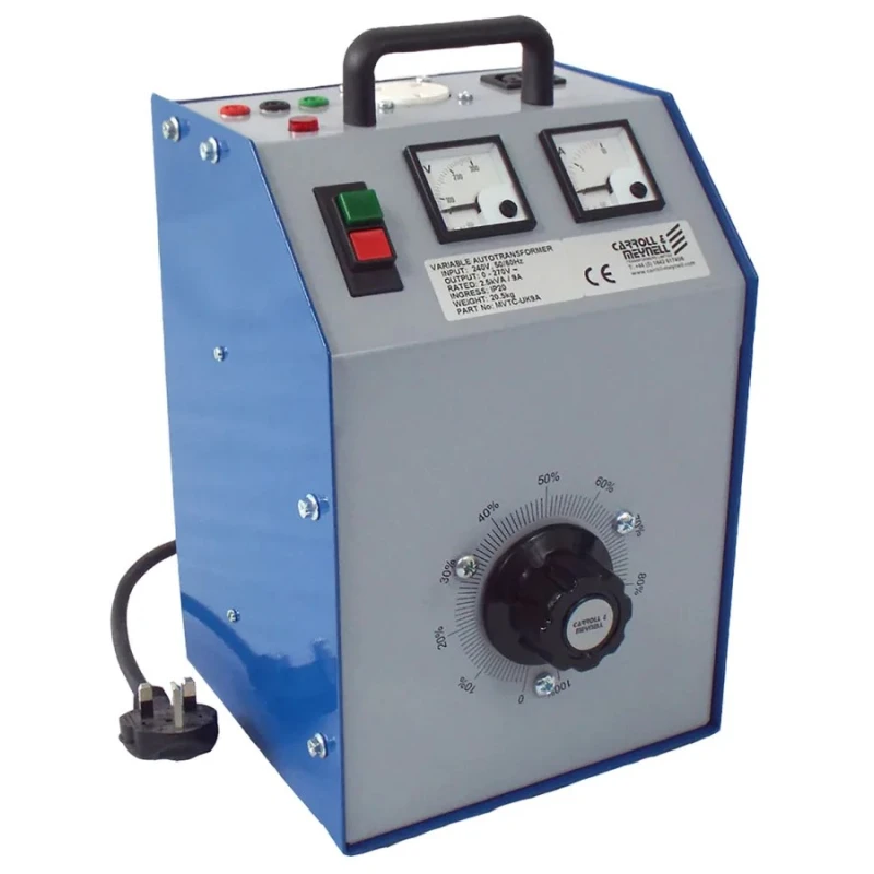 Carroll & Meynell Auto-Transformer 3 Output 1 Phase 2.43 kVA 240 V MVTC-UK9A