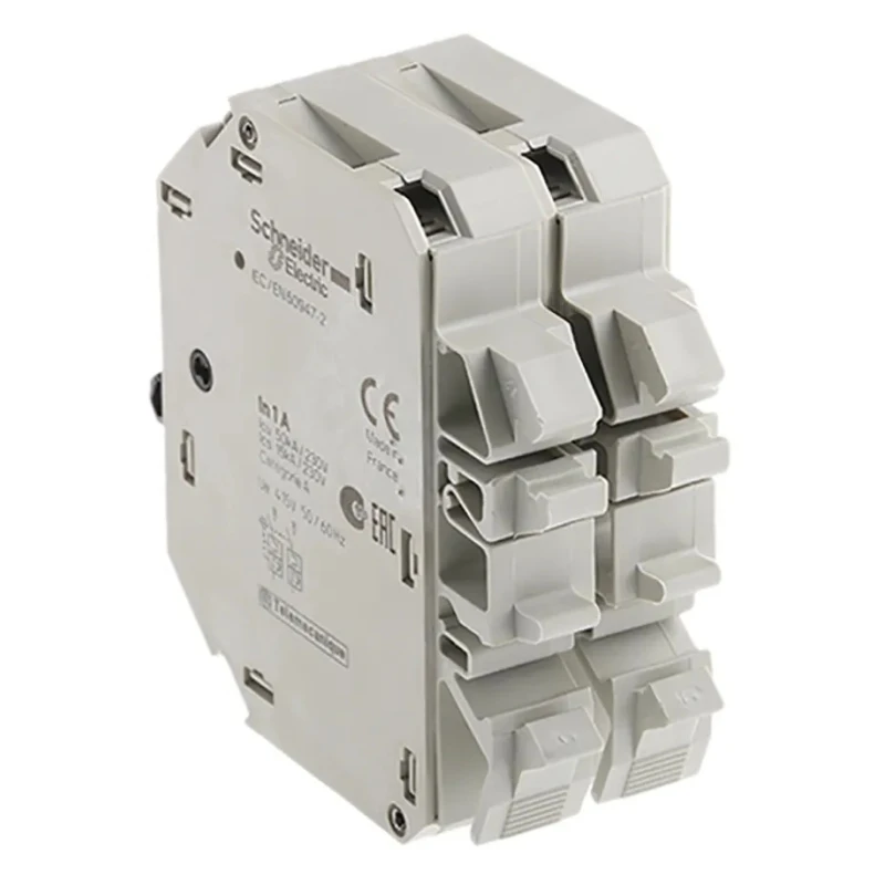 Schneider Electric TeSys TeSyS GB2 Thermal Circuit Breaker 1A Current Rating 2-Pole DIN Rail Mount GB2DB06