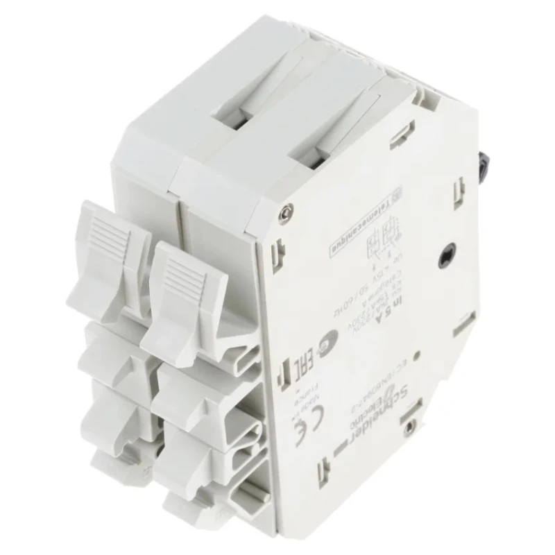 Schneider Electric TeSys GB2 Thermal Magnetic Circuit Breaker 5A 2-Pole DIN Rail Mount GB2DB10