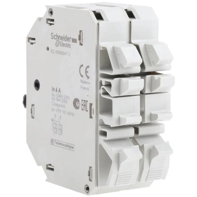 Schneider Electric TeSys GB2 Thermal Circuit Breaker 6A Current Rating 2-Pole DIN Rail Mount GB2DB12