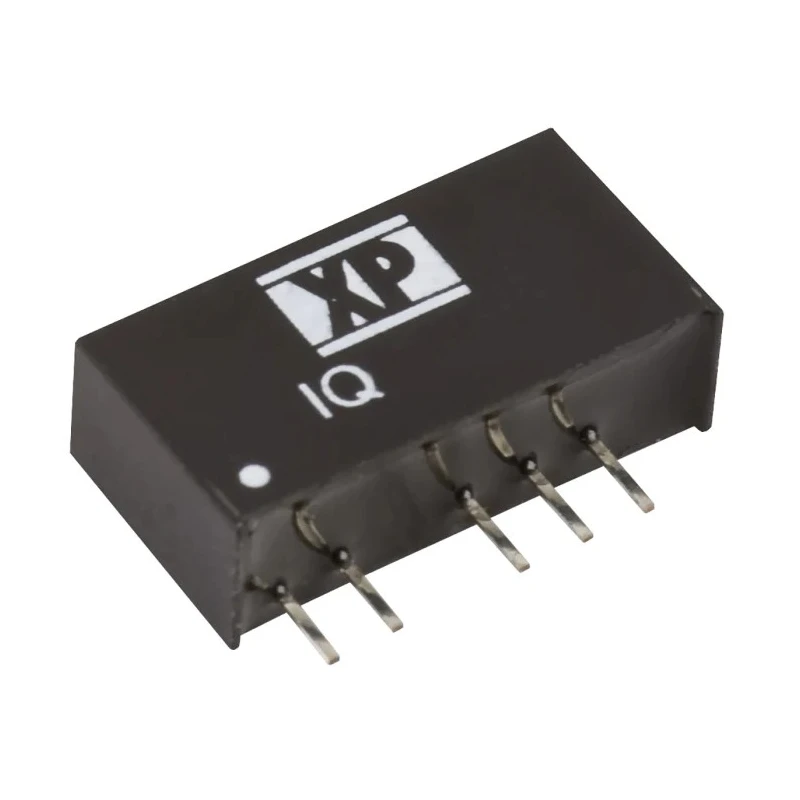 XP Power IQ Series Isolated DC/DC Converter Dual Output 5V and -5V 200mA 1W SIP Through Hole IQ0505S