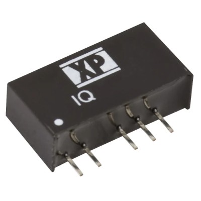 XP Power IQ Series 1W Isolated Dual Output DC/DC Converter 5V, -5V Output, 200mA, 21.6-26.4V DC Input Through Hole IQ2405S