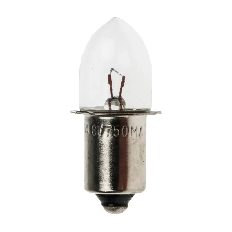 RS PRO Indicator Light Clear Incandescent Lamp 4.8V 750mA P13.5s Base 11.3mm Diameter 29mm Length 104-935