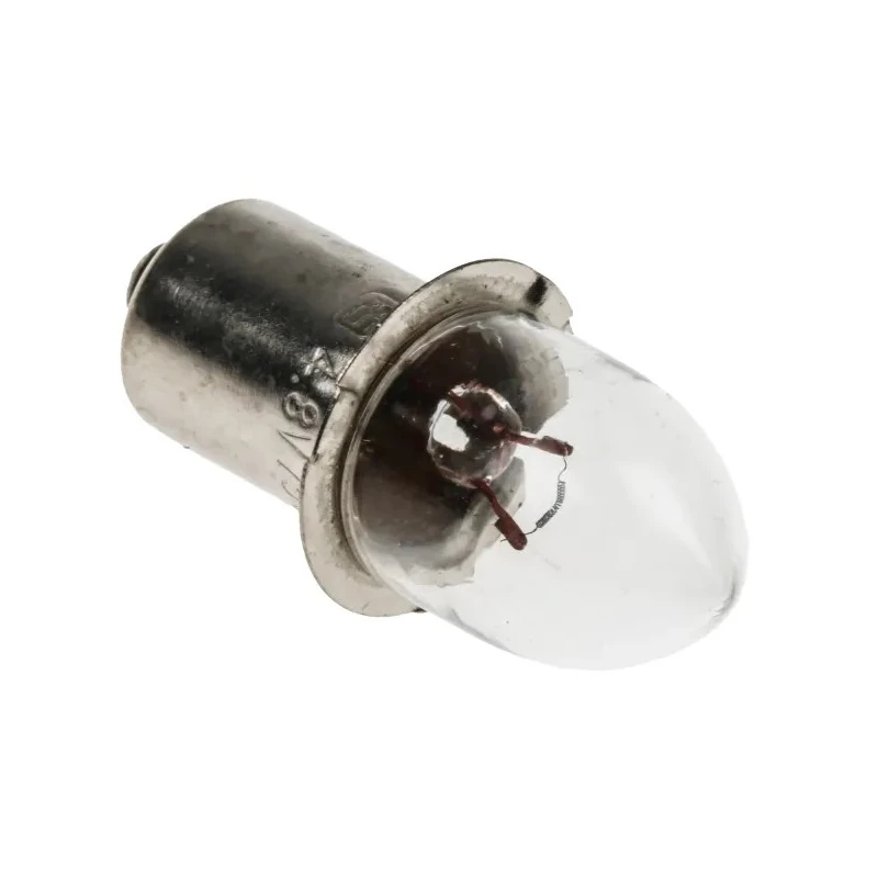 RS PRO Indicator Light Clear Incandescent Lamp 4.8V 750mA P13.5s Base 11.3mm Diameter 29mm Length 104-935
