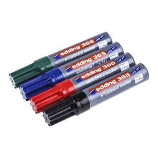Edding White Board Pen Assorted 4 Pieces Broad Chisel Tip 2 to 7 mm 365/4S