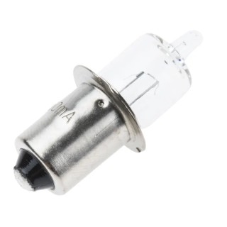 RS PRO Clear Halogen Bulb Mini Candle 9.3 mm P13.5s Base 31 mm Length 104-963