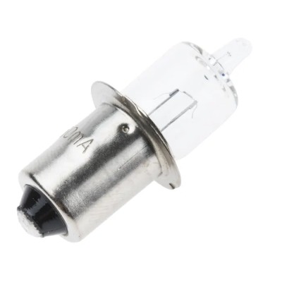 RS PRO Clear Halogen Bulb Mini Candle 9.3 mm P13.5s Base 31 mm Length 104-963