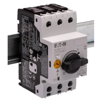 Eaton Motor Protection Circuit Breaker PKZM 0, Current Rating 630 mA, 1A, 690V AC, IP00 IP20, Operating 088911 PKZM0-1-T