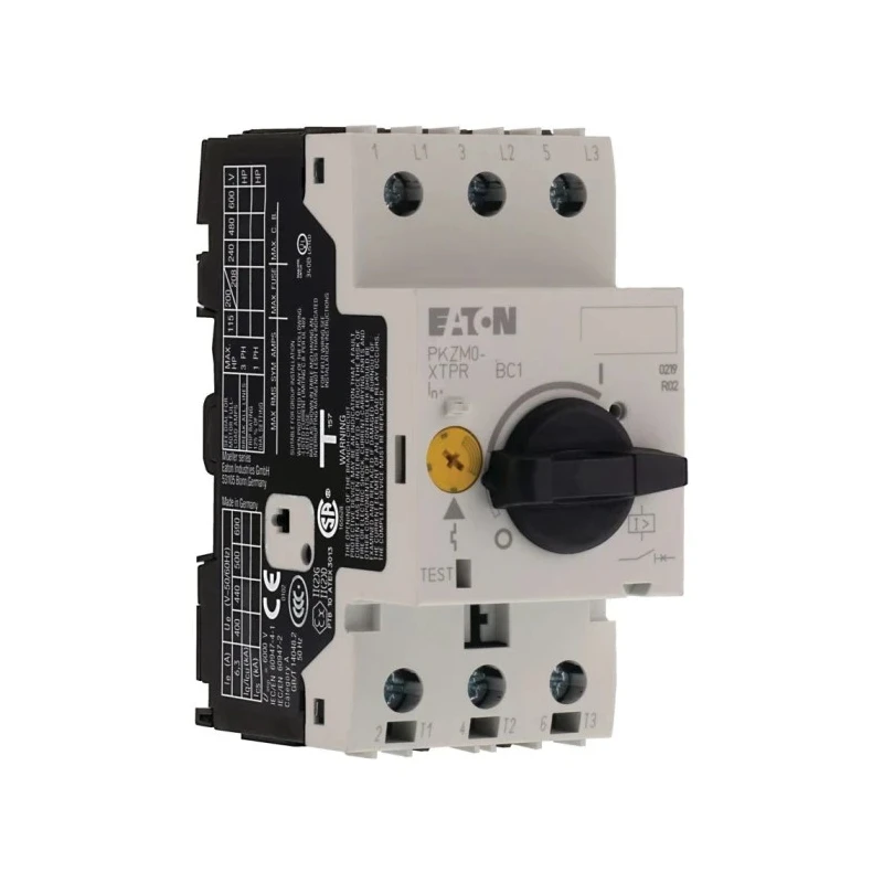 Eaton Motor Protection Circuit Breaker PKZM 0 Series, Current Rating 250 mA, 400 mA, 690V AC, 3 Poles 088909 PKZM0-0,4-T