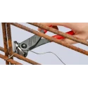 Knipex 160mm Cutter for Medium Hard Wire with Polyvinyl Chloride Handle and High Grade Special Tool Steel Jaw 68 01 160