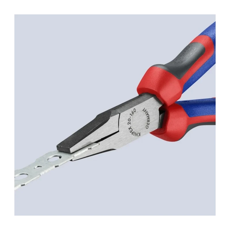 Knipex Flat Nose Plier Short 160mm Overall, 30mm Jaw 20 02 160
