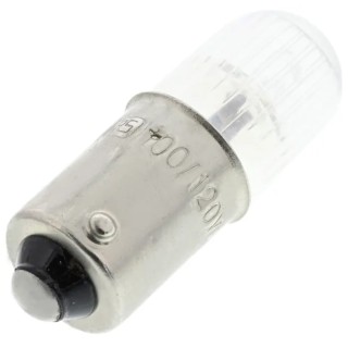 RS PRO Clear Indicator Lamp, 120V, BA9 Base 106-408