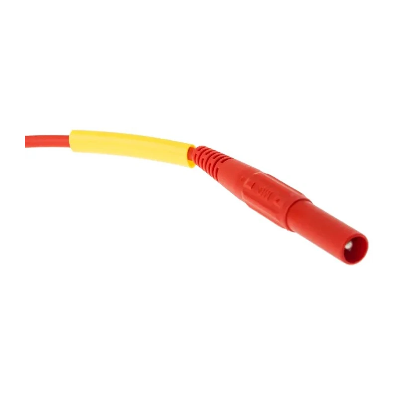 Staubli Connector Test Lead 15A, 1000V AC, Red, 1 m Lead Length 20886-1