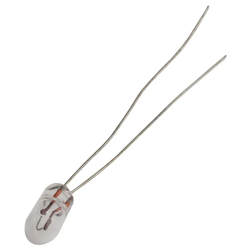 RS PRO Incandescent Indicator Light Clear Lens 5V 60mA T-1 (3mm) Wire-Ended Filament Lamp 106-464