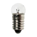 RS PRO E10 Indicator Light, Clear Lens, 2.5 V, 250 mA, 30 Hour Lifespan 106-313