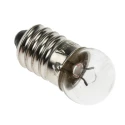 RS PRO E10 Indicator Light, Clear Lens, 2.5 V, 250 mA, 30 Hour Lifespan 106-313