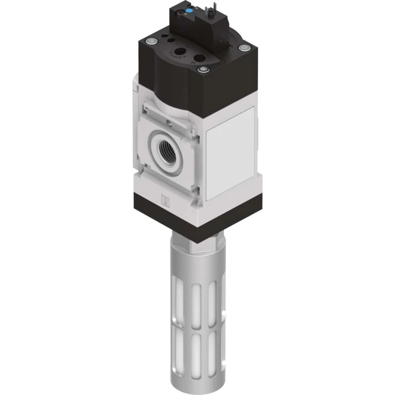 Festo Electric Pneumatic Dump Valve 1/2 in Port Size, 10 bar Pressure, Aluminium Body, MS6-SV-1/2-C-10V24-S