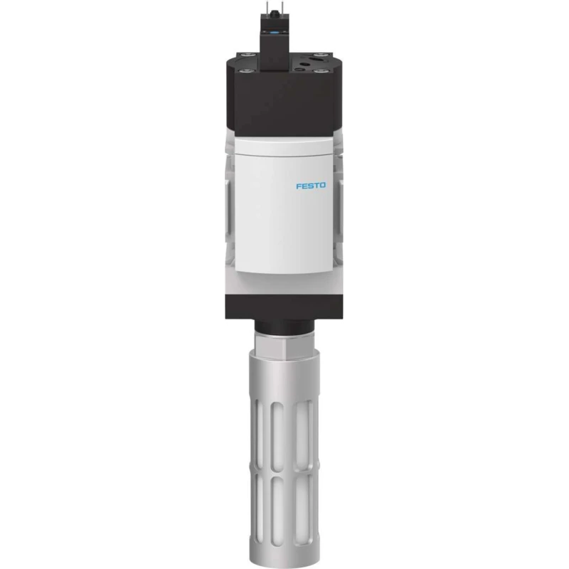 Festo Electric Pneumatic Dump Valve 1/2 in Port Size, 10 bar Pressure, Aluminium Body, MS6-SV-1/2-C-10V24-S