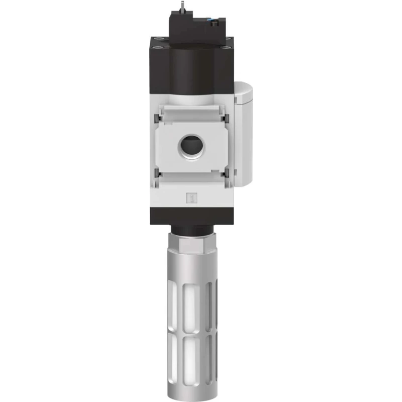 Festo Electric Pneumatic Dump Valve 1/2 in Port Size, 10 bar Pressure, Aluminium Body, MS6-SV-1/2-C-10V24-S