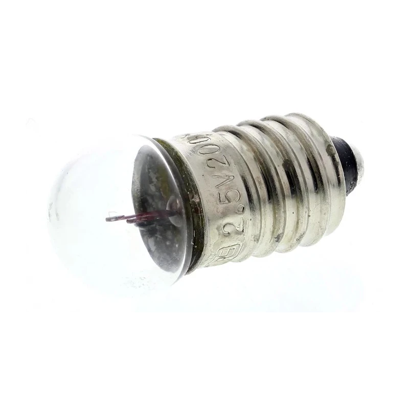 RS PRO E10 Indicator Light Clear 1.25V 200mA 10h Lifespan 106-329