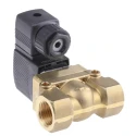 Burkert Solenoid Valve 2 Port NC Brass Body 12mm Orifice 230V ac 50 bar Maximum Pressure 134593
