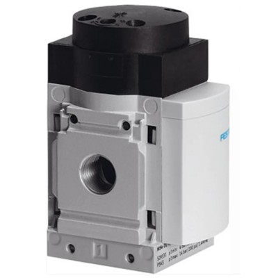 Festo Pneumatic Solenoid Valve Pilot/Spring G MS4 Series 1/4 in Port Size, 14 bar Pressure, 2000 L/min Flow Rate MS4-DL-1/4