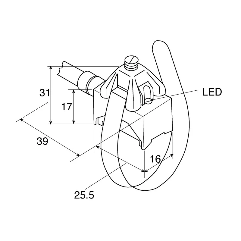 Turck Block Inductive Proximity Sensor PNP Output 8 mm Detection 30 V dc 200mA BIM-KST-AP6X