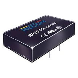 Recom DC/DC Converter 12V DC 1.67A 110V DC Input 43V Input 20W Through Hole RP20-FR