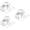 Turck Compact Flow Controller FCS-GL1/2A4-AP8X-H1141/D023, 300cm³/s Max Flow, PNP Output, 0.5 in Pipe, 26V DC