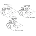 Turck Compact Flow Controller FCS-GL1/2A4-AP8X-H1141/D023, 300cm³/s Max Flow, PNP Output, 0.5 in Pipe, 26V DC