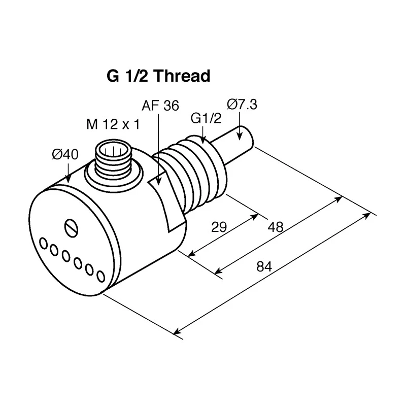 Turck Compact Flow Controller FCS-GL1/2A4-AP8X-H1141/D023, 300cm³/s Max Flow, PNP Output, 0.5 in Pipe, 26V DC
