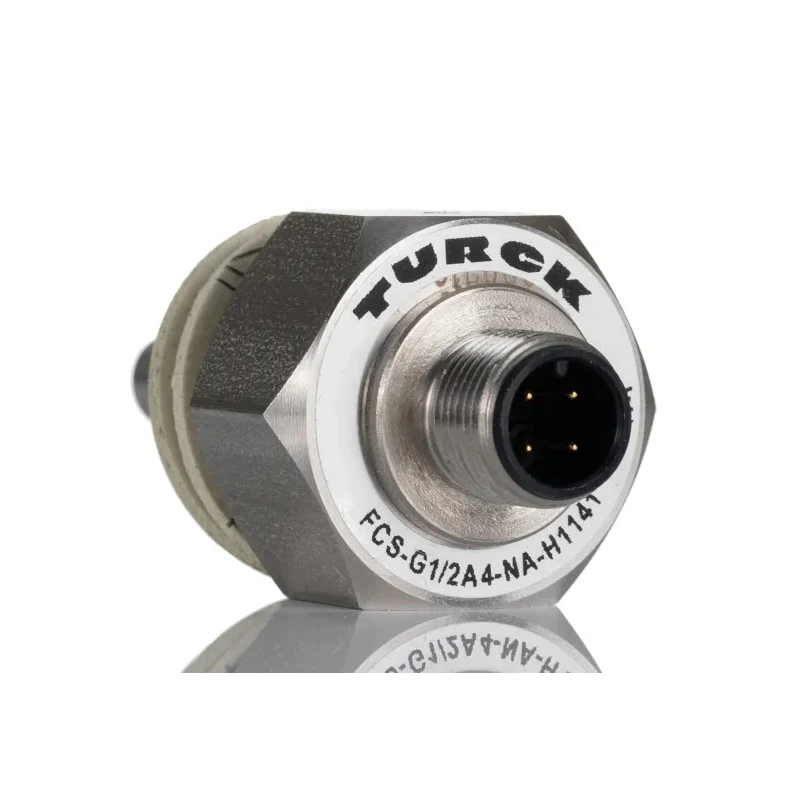 Turck Remote Sensor Flow Sensor for Gas and Liquid, Stainless Steel Housing, IP67, 24V, 150mA, 1 to 3 FCS-G1/2A4-NA-H1141