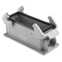 HARTING Han B Range Heavy Duty Power Connector Housing, Die Cast Aluminium Body, Surface Mount, IP65, 2-Lever 09300241230