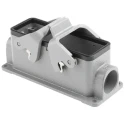 HARTING Han B Range Heavy Duty Power Connector Housing, Die Cast Aluminium Body, Surface Mount, IP65, 2-Lever 09300241230