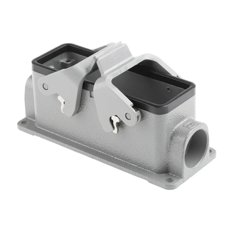 HARTING Han B Range Heavy Duty Power Connector Housing, Die Cast Aluminium Body, Surface Mount, IP65, 2-Lever 09300241230