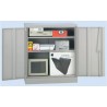 RS PRO 2 Door Steel Floor Standing Storage Cabinet 1.02 m Height, 915 mm Width, 457 mm Depth 313-1062