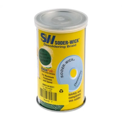 Chemtronics No Clean De-Soldering Braid 1.5 m Length, 2 mm Width SW16035
