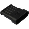 TE Connectivity AMP SUPERSEAL 1.5 Automotive Male Connector Black Cable 5 Way Crimp Termination 282107-1