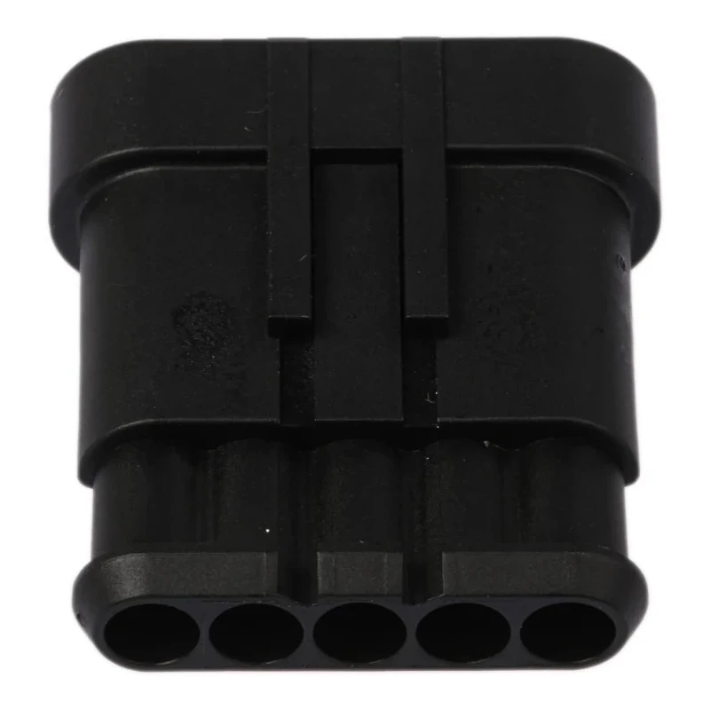 TE Connectivity AMP SUPERSEAL 1.5 Automotive Male Connector Black Cable 5 Way Crimp Termination 282107-1