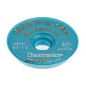 Chemtronics Lead Free No Clean De-Soldering Braid Width 0.8mm Length 1.5m 60-1-5