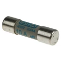 SIBA 10A Ceramic Cartridge Fuse, Fast Acting, 10 x 38 mm, 700V AC, Series URZ 50-179-06/10A