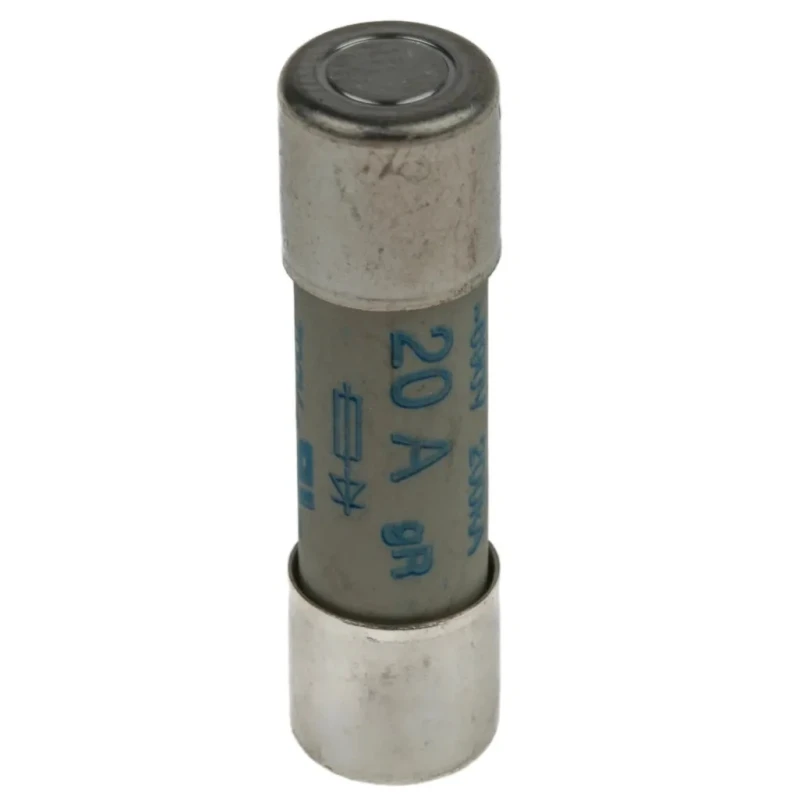 SIBA 20A Ceramic Cartridge Fuse 10 x 38 mm, 700V AC, Fast Acting, High Breaking Capacity 50-179-06/20A