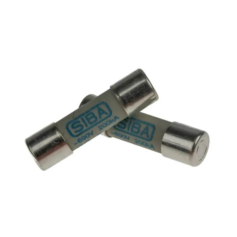 SIBA 20A Ceramic Cartridge Fuse 10 x 38 mm, 700V AC, Fast Acting, High Breaking Capacity 50-179-06/20A