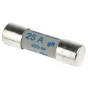SIBA Ceramic Cartridge Fuse 25A, Fast Acting, 10 x 38 mm, 700V, High Breaking Capacity 50-179-06/25A