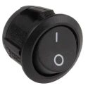 Arcolectric (Bulgin) Ltd SPST On-Off On-Off Rocker Switch Panel Black Ceramic Housing 20.2 mm Cutout R13112AAAA