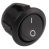 Arcolectric (Bulgin) Ltd SPST On-Off On-Off Rocker Switch Panel Black Ceramic Housing 20.2 mm Cutout R13112AAAA
