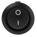 Arcolectric (Bulgin) Ltd SPST On-Off On-Off Rocker Switch Panel Black Ceramic Housing 20.2 mm Cutout R13112AAAA
