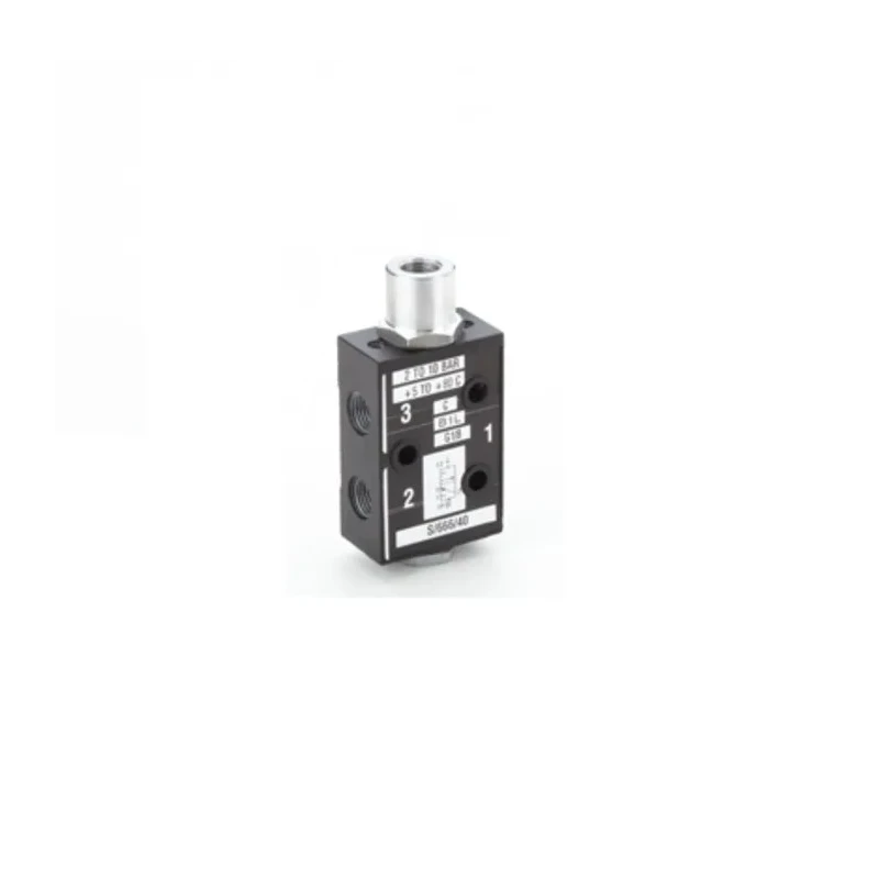 Norgren Pneumatic Solenoid Valve Pilot/Spring G 1/8 Die Cast Zinc Body 3-Port 2-Position 10 bar Max Operating S/666/40