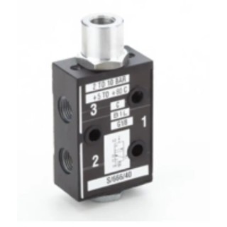 Norgren Pneumatic Solenoid Valve Pilot/Spring Actuation G 1/8 Port Size 3/2 Way 10 bar Maximum Pressure S/667/40